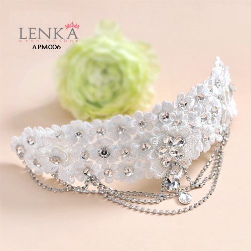 [SIAP KIRIM] AKSESORIS HEADPIECE PENGANTIN WEDDING PESTA RAMBUT APM006