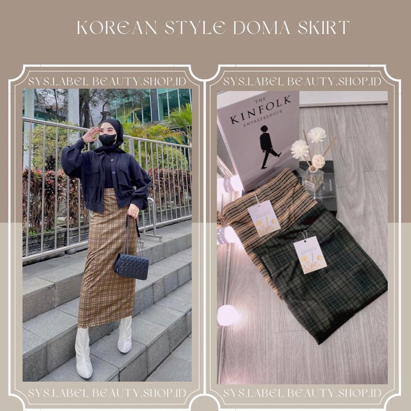 Korean Style Doma Skirt E4