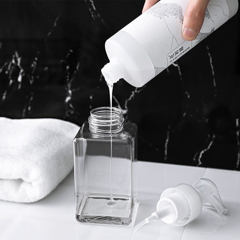 (SNAPCORNER) PET Refill Foam Pump Bottle Soap Dispenser Refillable Botol Sabun Cair Busa 250 ML