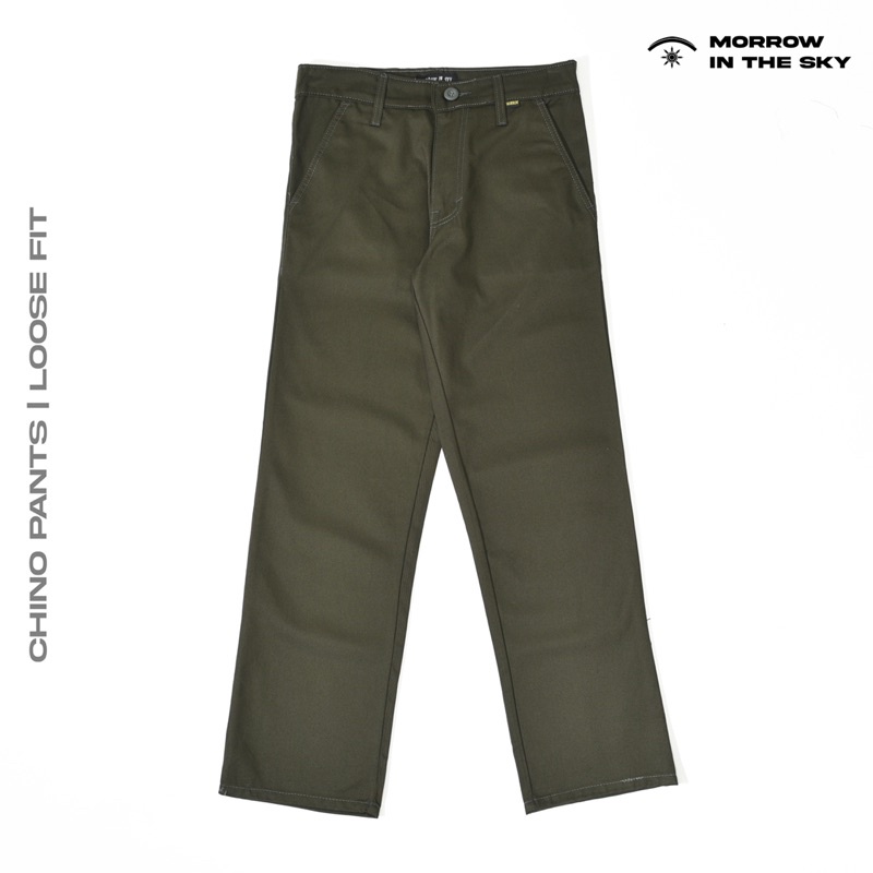 Chino Reguler All Variant | Loose fit | Green Army | Morrowsky