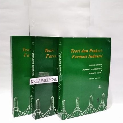 1 PAKET BUKU TEORI DAN PRAKTEK FARMASI INDUSTRI JL.1,2,3 LEON LACHMAN TERMURAH