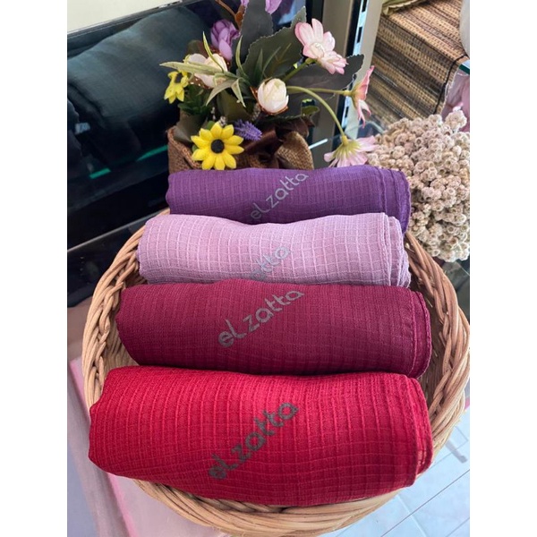 SEGI EMPAT ELZATTA POLOS / HIJAB SEGI EMPAT ELZATTA KEISHA WANA