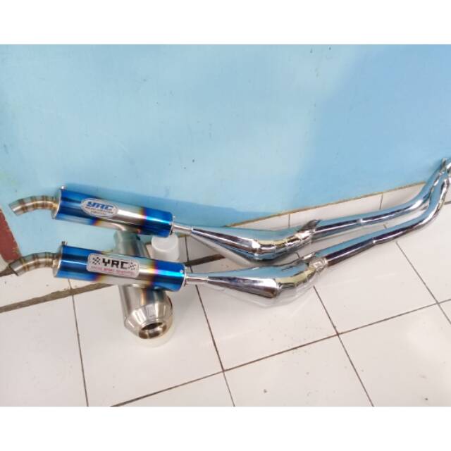 KNALPOT FIZR SAMPING YRC BLUE FIRE