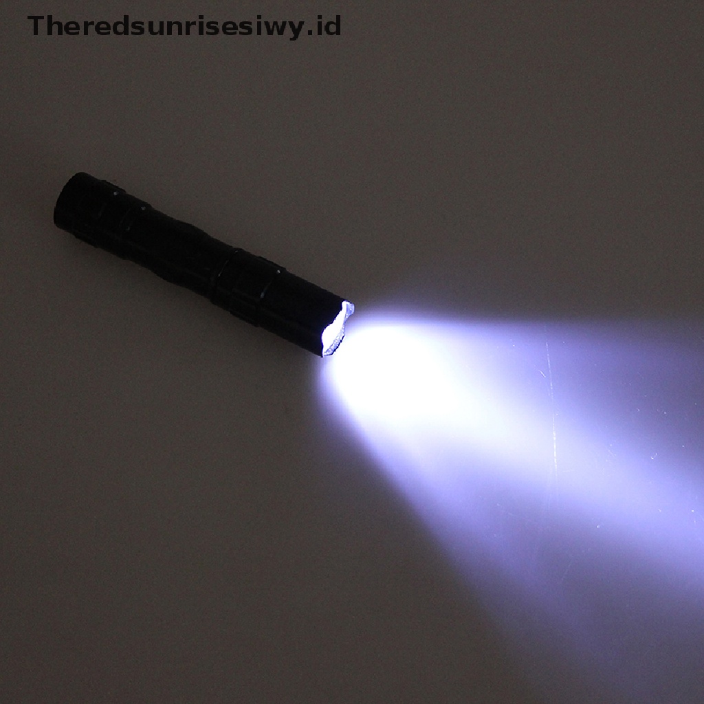 (Theredsunrisesiwy.Id) Senter Mini Led Torch Waterproof Baterai Isi Ulang Super Terang