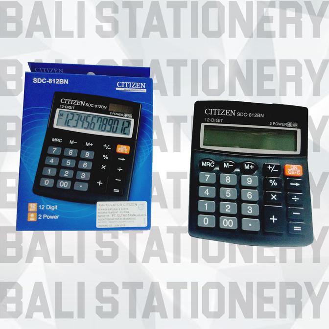 

Hanya Disini] Kalkulator Citizen Sdc-812Bn 12 Digit