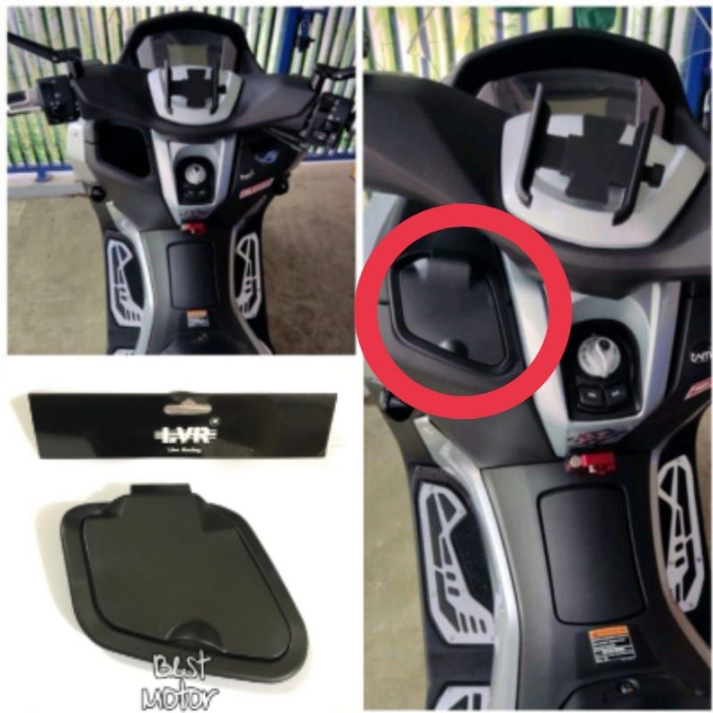 COD - COMPARTMENT COVER DEPAN TUTUP LACI KIRI DEPAN YAMAHA NMAX 2020/2021