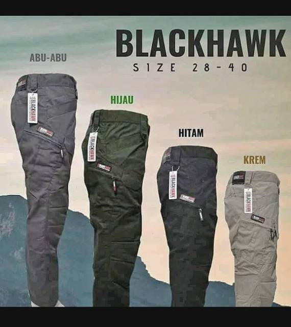 Celana Tactical blackhawk panjang pria