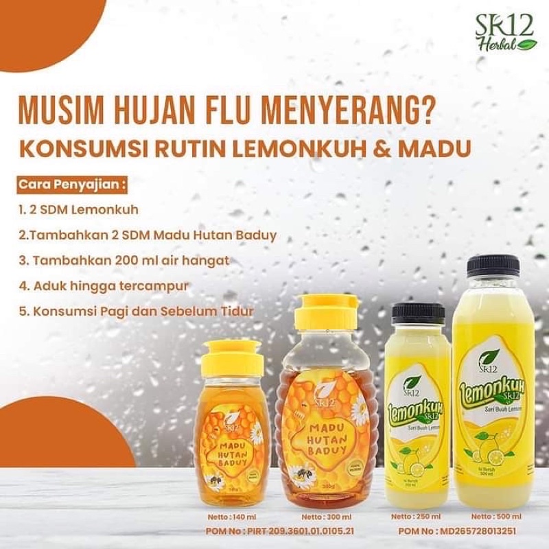 

Paket Lemonkuh SR12 dan madu hutan baduy SR12