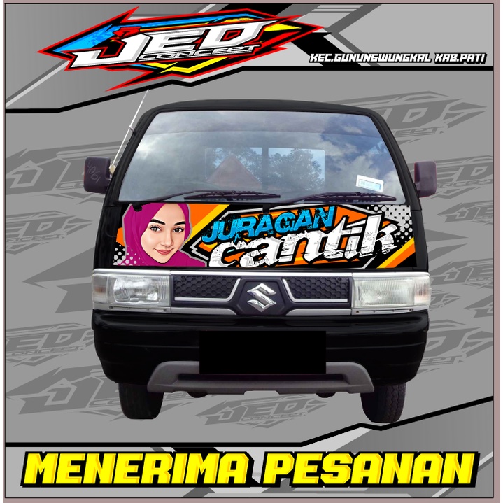 sticker futura kabin depan / decal futura tss kabin depan