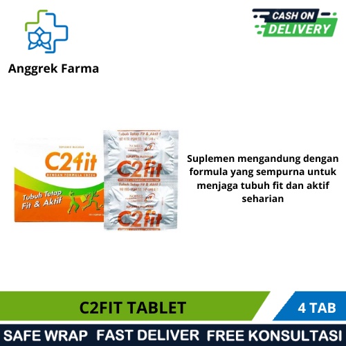C2FIT/SUPLEMEN VITAMIN C/VITAMIN DAYA TAHAN TUBUH/SUPLEMEN VITAMIN C UNTUK DAYA TAHAN TUBUH