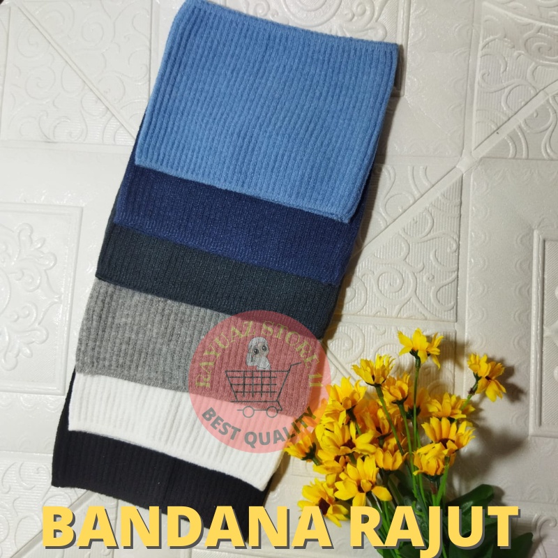 Inner Ciput Bandana Rajut Premium Anti Pusing Dalaman Hijab Rajut