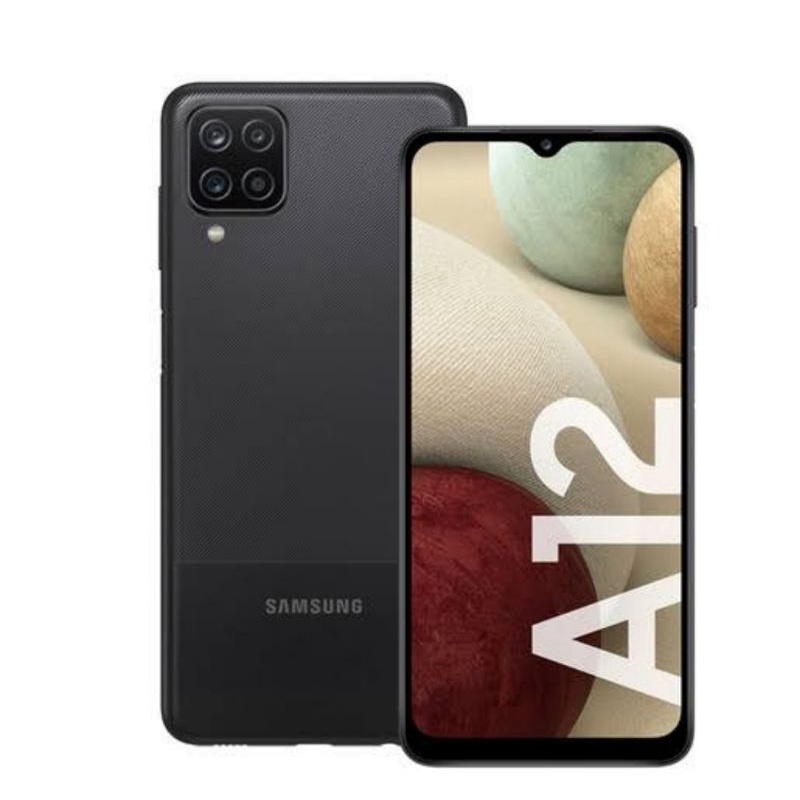 SAMSUNG GALAXY  M12 | A12 | A13 HP BARU ORIGINAL 100% GARANSI RESMI-A12 6/128 Black