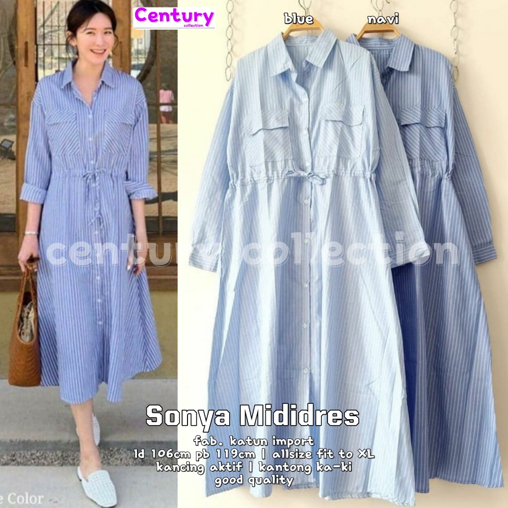 sonya midi dress century