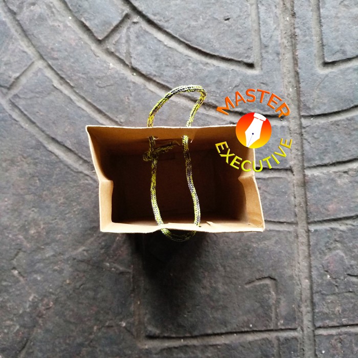 Paper Bag Polos Mini Coklat - 8.5 x 14 x 6 cm - Tas Kertas Kecil