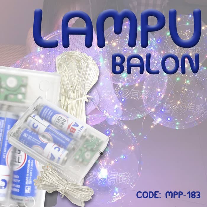LAMPU TUMBLR BALON LED BALON DEKORASI- MPP-183
