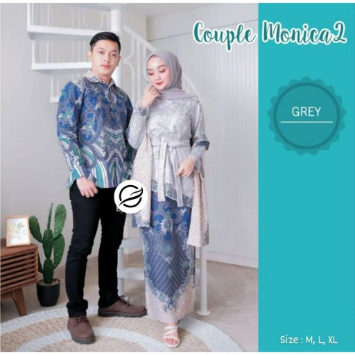 Batik Couple Kebaya Set Diva Series Tunangan Lamaran Wisuda Kondangan