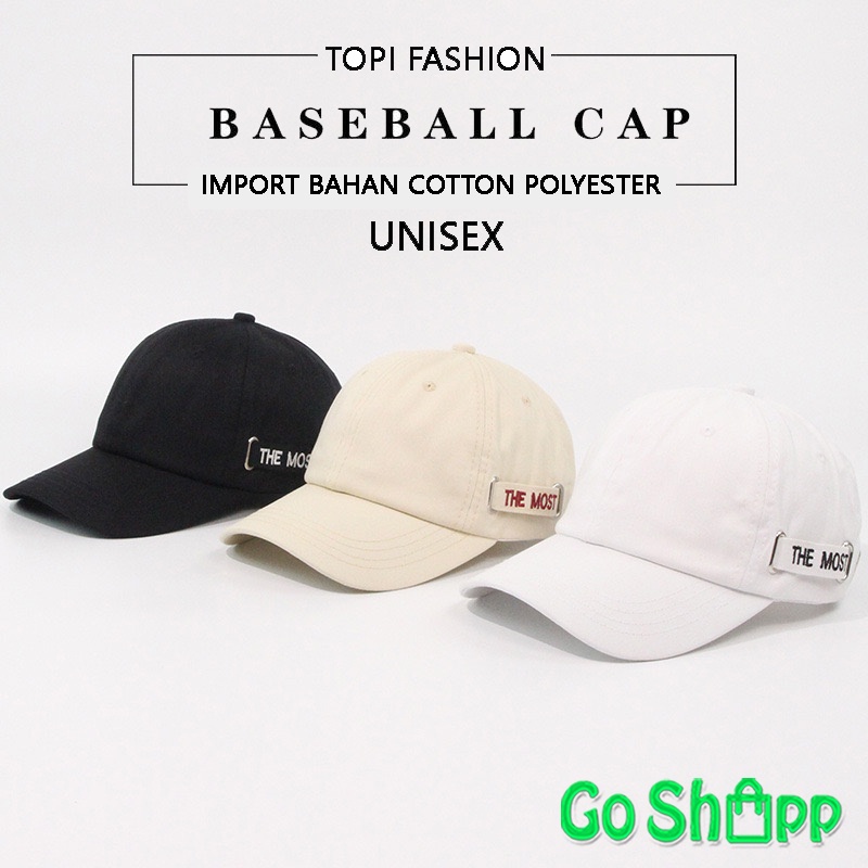 Topi Fashion Korea Import - Topi Baseball Polos Import Pria Wanita Unisex - Topi Couple Polos - Topi Pria Import - Topi Wanita Import Terbaru - Topi Korea Import [CP02]