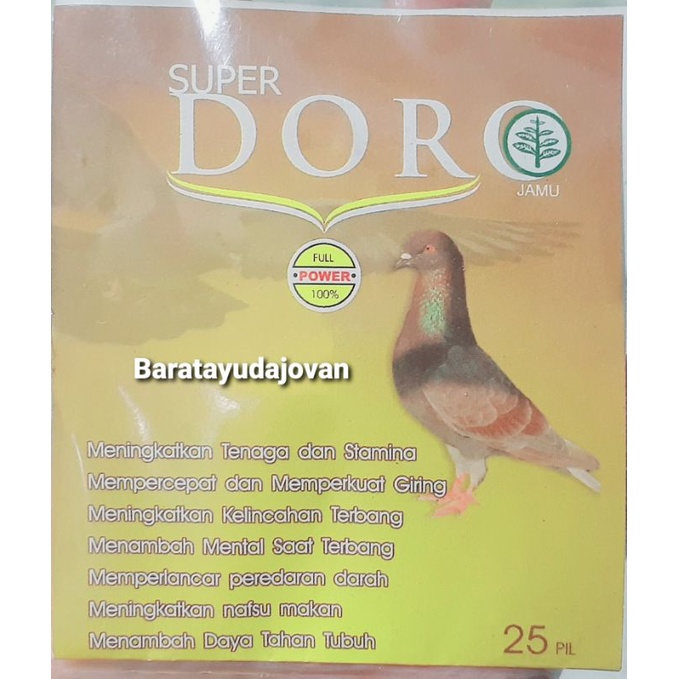 JAMU MERPATI VITAMIN OBAT GIRING KEKET SUPER DOR MERPATI