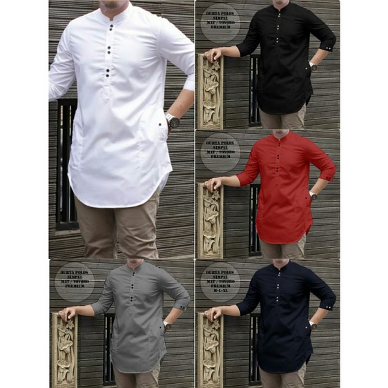 BAJU KOKO NOSI SIZE XL / ATASAN PRIA / PAKAIAN PRIA MUSLIM / BEST SELLER !!