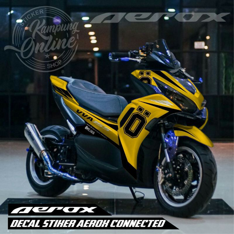 Stiker decal aerox 155 stiker aerox full body