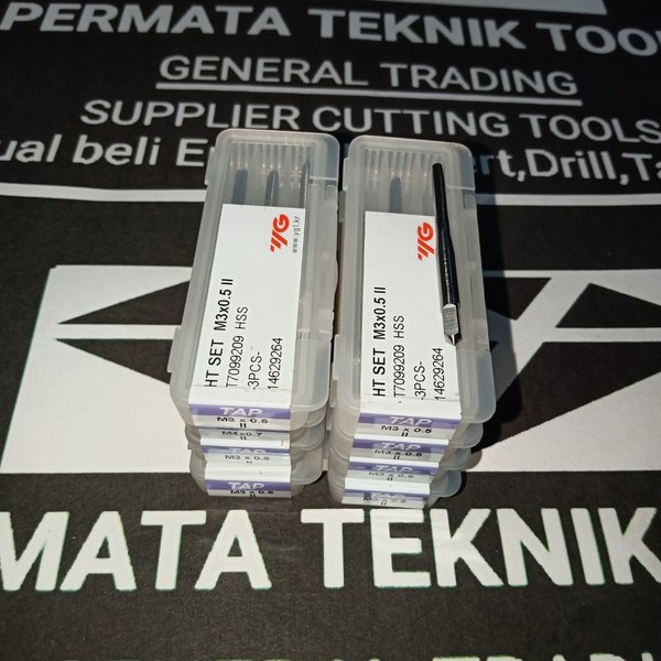 

Unik TAP M3 X 0.5 YG TAP SET YG KOREA Murah