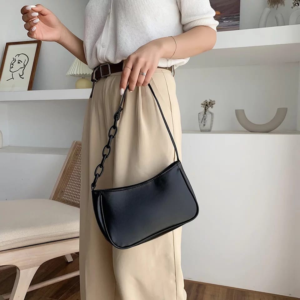 Sonya Shoulder Bag Rantai tas selempang [E14] rantai croco zalfa gon [BISA COD]