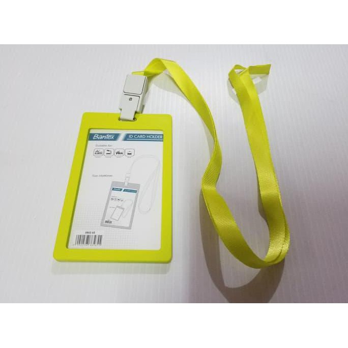 

Termurah Id Card Holder 54 X 90 Mm Potrait + Lanyard Bantex 8865-65 Lime Offic