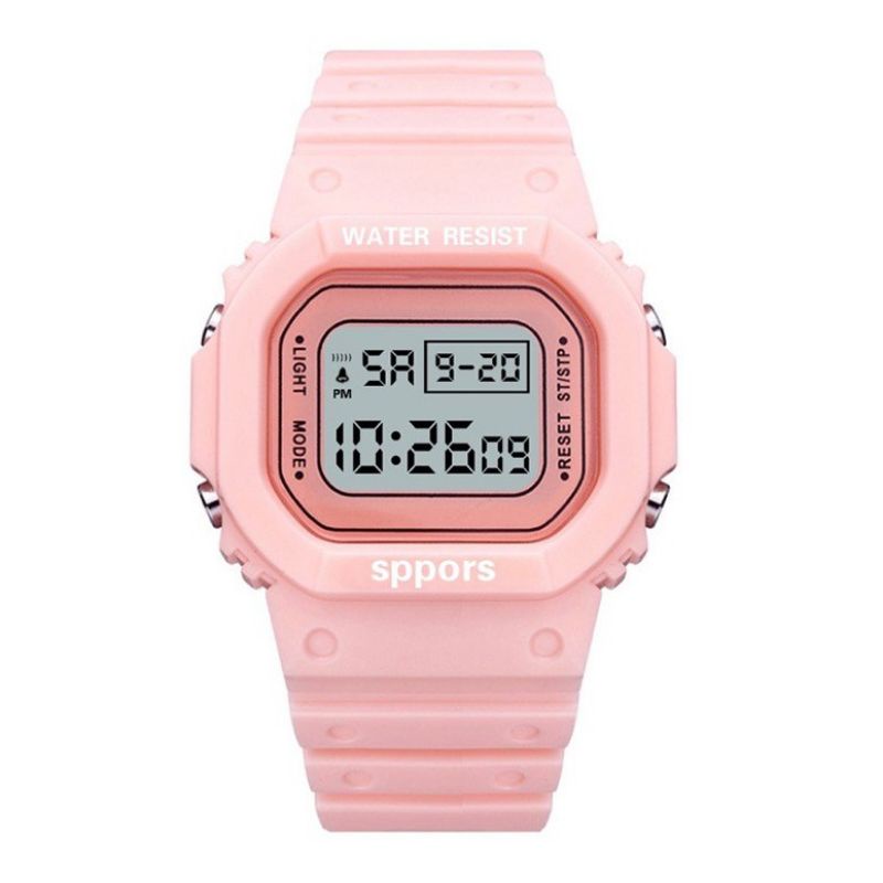 JAM TANGAN RUBBER DIGITAL PRIA WANITA UNISEX DW 5600 TERLARIS KARET SPORT LED