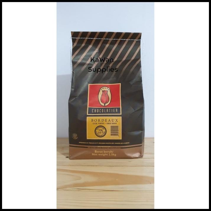 

Cocoa Powder Bordeaux Merk Tulip 2,5Kg - Coklat Bubuk Merk Tulip
