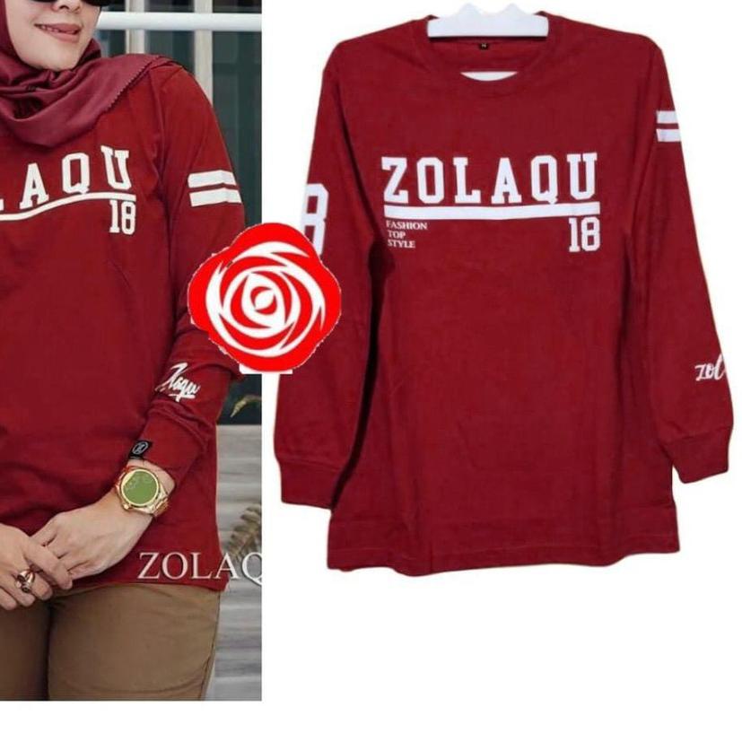 ™ Kaos Lengan Panjang Zolaqu Jumbo Original ♪