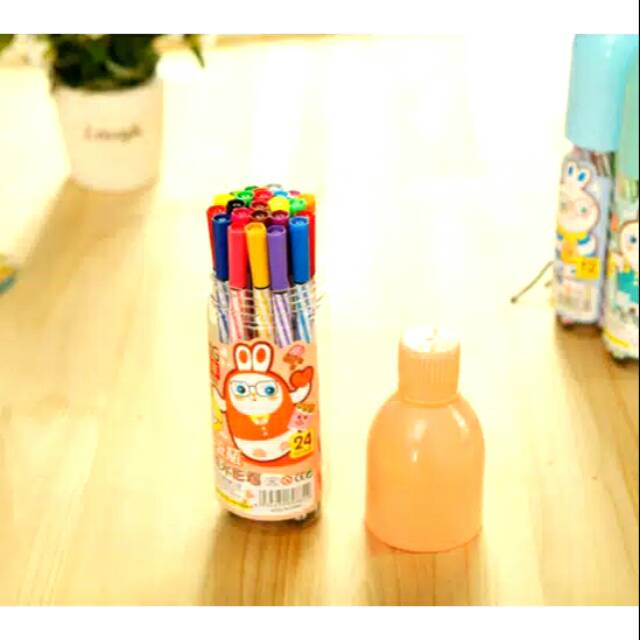 

Spidol 12 warna kemasan botol