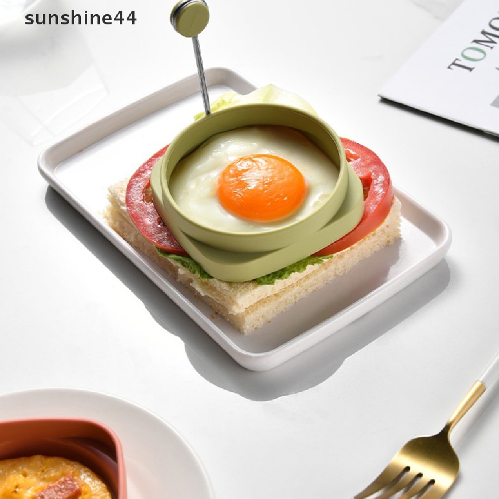 Sunshine Cetakan Pancake / Telur Bentuk Cincin Bahan Silikon