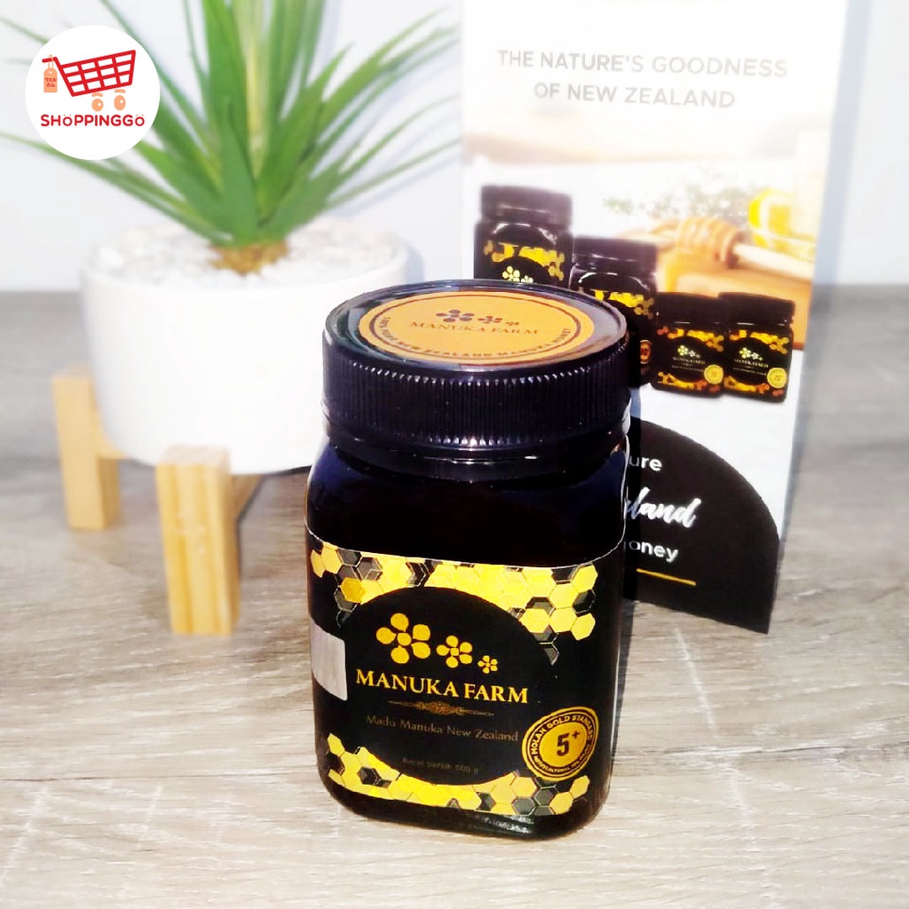 

Madu Manuka Farm Honey New Zealand MGS 5+ BPOM Madu Asli Manuka 500gr