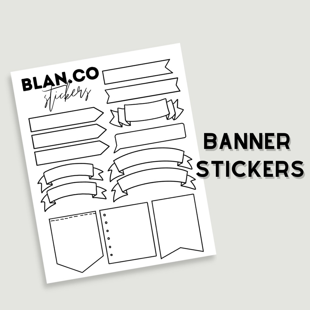 

Banner Stickers