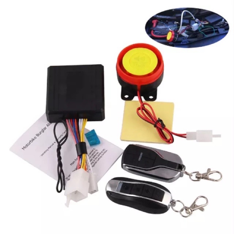 ALARM MOTOR REMOTE FITUR LENGKAP / MOTORCYCLE ALARM