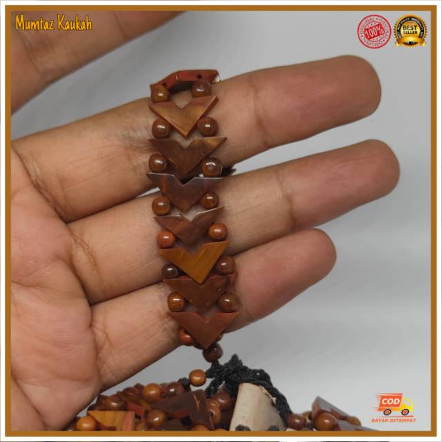 Gelang kaukah junjung derajat cokelat / gelang kaokah / gelang koka / gelang kokka / gelang kaoka