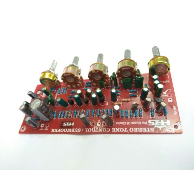 tone control stereo plus sub dan mic