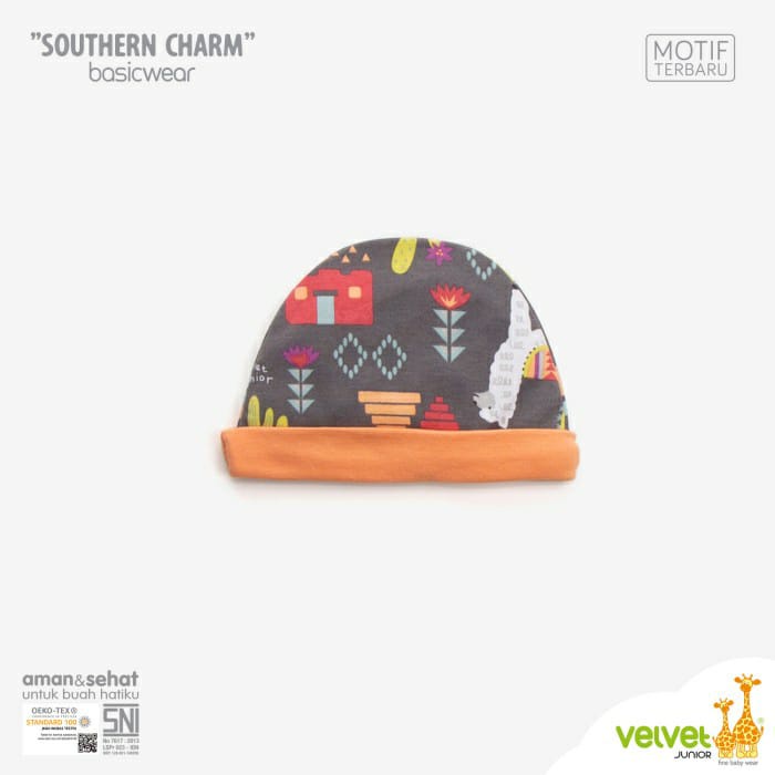 Velvet Junior Topi Bulat Southern Charm - Isi 3 ( VLVT-TP/3)