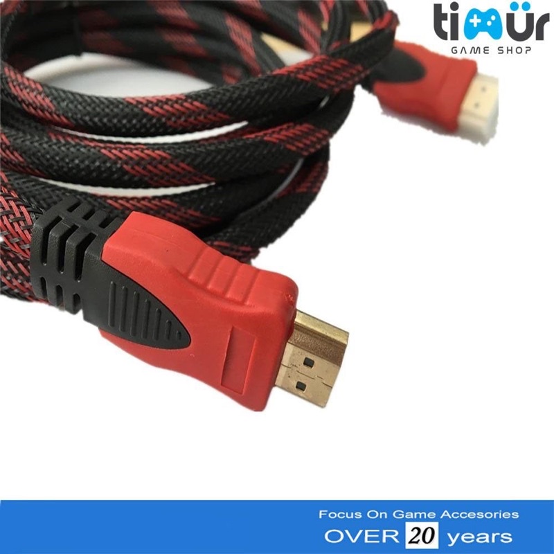 KABEL HDMI NYLON 3 METER AUDIO DAN VIDEO KABEL NYLON BRAIDED NET HDMI 3METER PROMO SEN