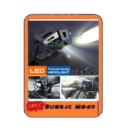 Lampu Tembak Sorot Led Cree Transformer lampu tembak motor universal