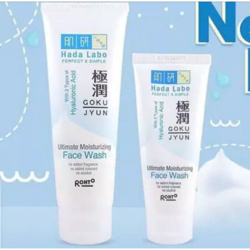 HADALABO GOKUJYUN FACE WASH 100 ML HADA LABO GOKUJYUN FASH WASH