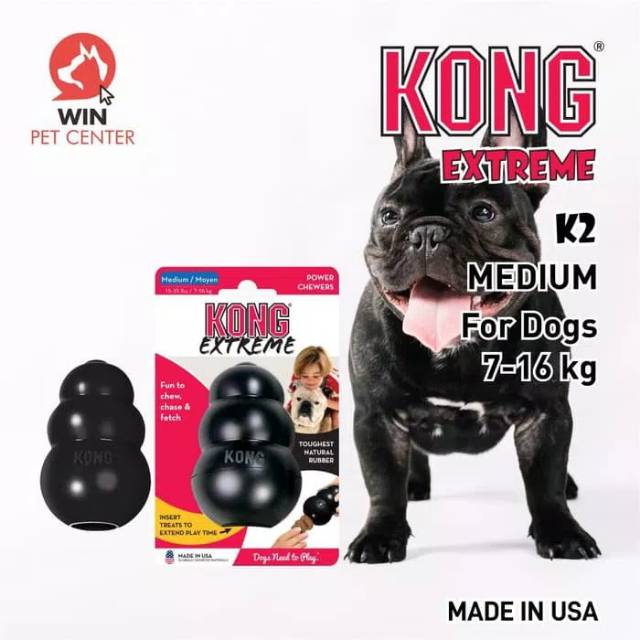 KONG DOG TOYS MEDIUM EXTREME K2