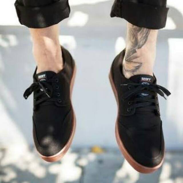 Geoff max Authentic Black Gum/sepatu original/local brand/original bandung