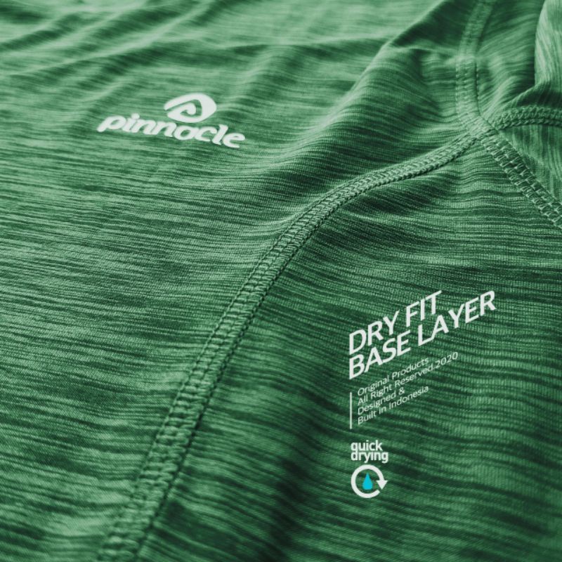 Pinnacle Dry Fit Base Layer - Green