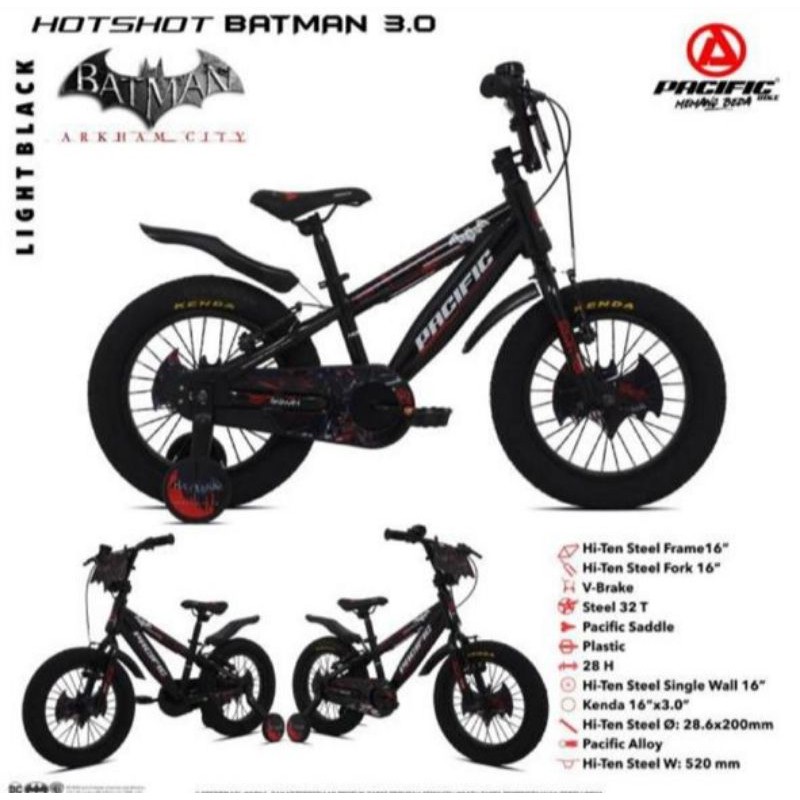 Sepeda anak BMX 16 pacific batman