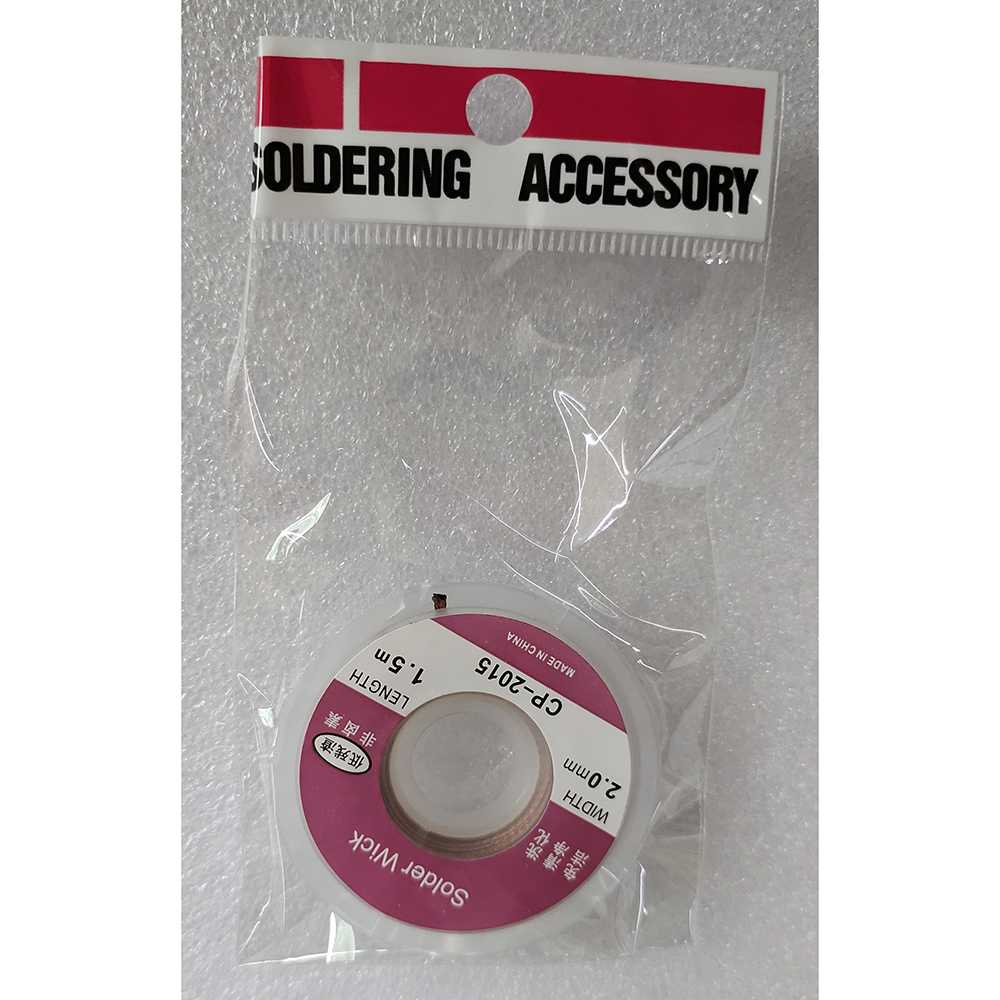 Pita Solder Wick Pembersih Timah 2.0mm 1.5 meter - CP-2015