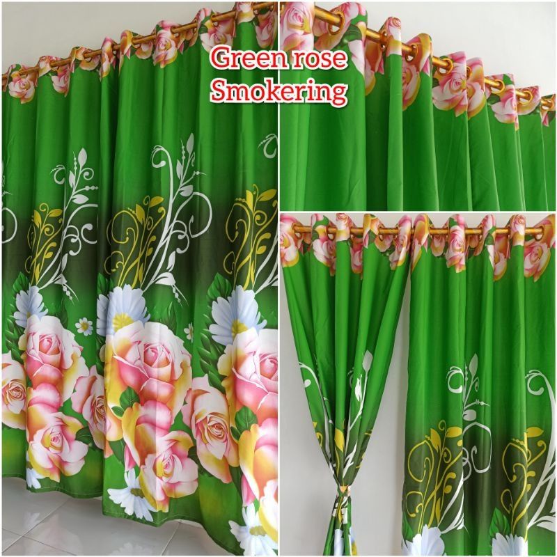 Gorden smokering murah gorden motif gorden grosir