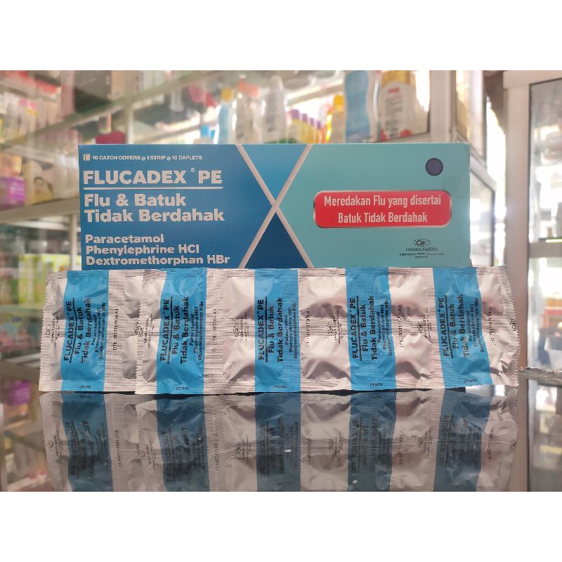 FLUCADEX PE TABLET | 1 STRIP | FLU DAN BATUK TIDAK BERDAHAK