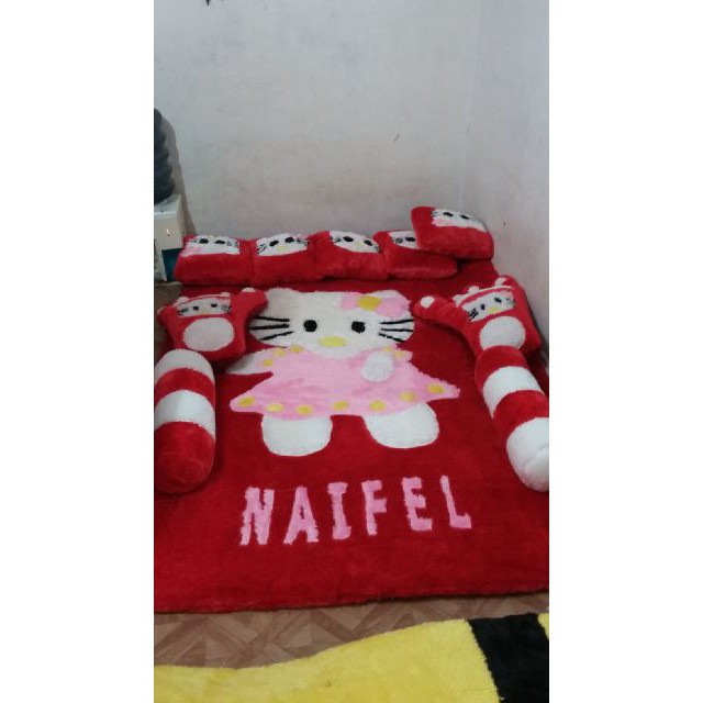 Karpet hello kitty fullset