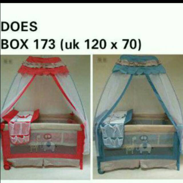 Baby does 173 box bayi / box jala / rocking playard